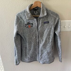 Patagonia Black and Gray Knit Sweater